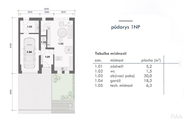 půdorys 1.NP [13/24]